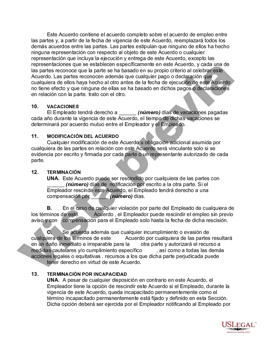 Preview Contrato Laboral con Project Manager de Proveedor de Supply Chain Logística