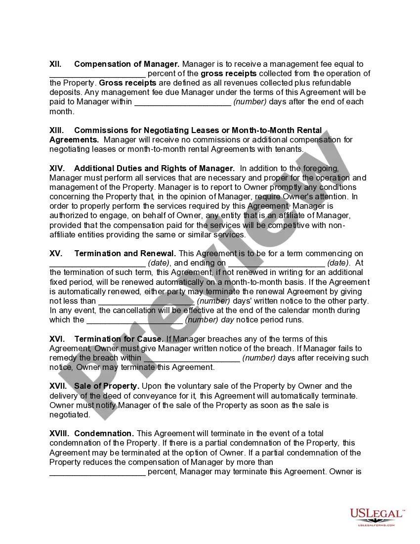 Get Property Management Agreement Regarding Multiple Buildings Preview Property Management Agreement Regarding Multiple Buildings