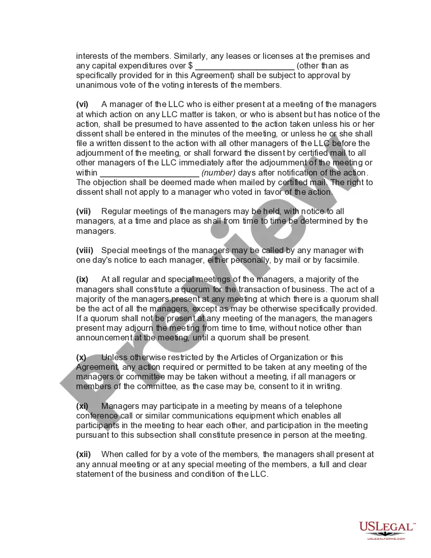Get Limited Liability Operating Agreement for Manager Managed Real Estate Development with Specification of Different Amounts of Capital Contributions by Members Preview Limited Liability Operating Agreement for Manager Managed Real Estate Development with Specification of Different Amounts of Capital Contributions by Members