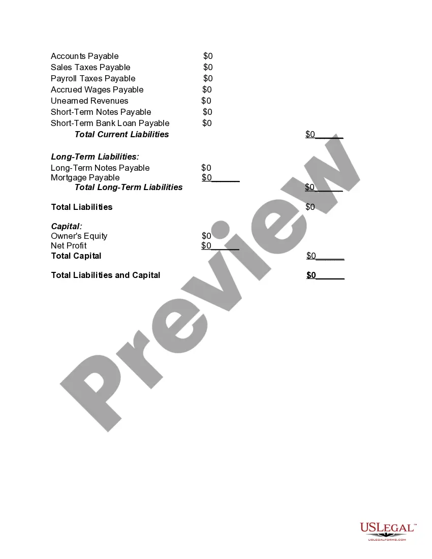 Get Balance Sheet Preview Balance Sheet