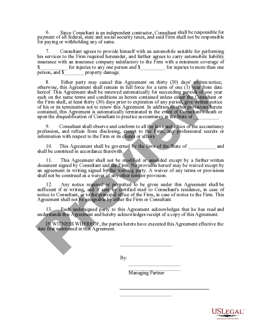 Get Agreement for Consulting Services Preview Agreement for Consulting Services