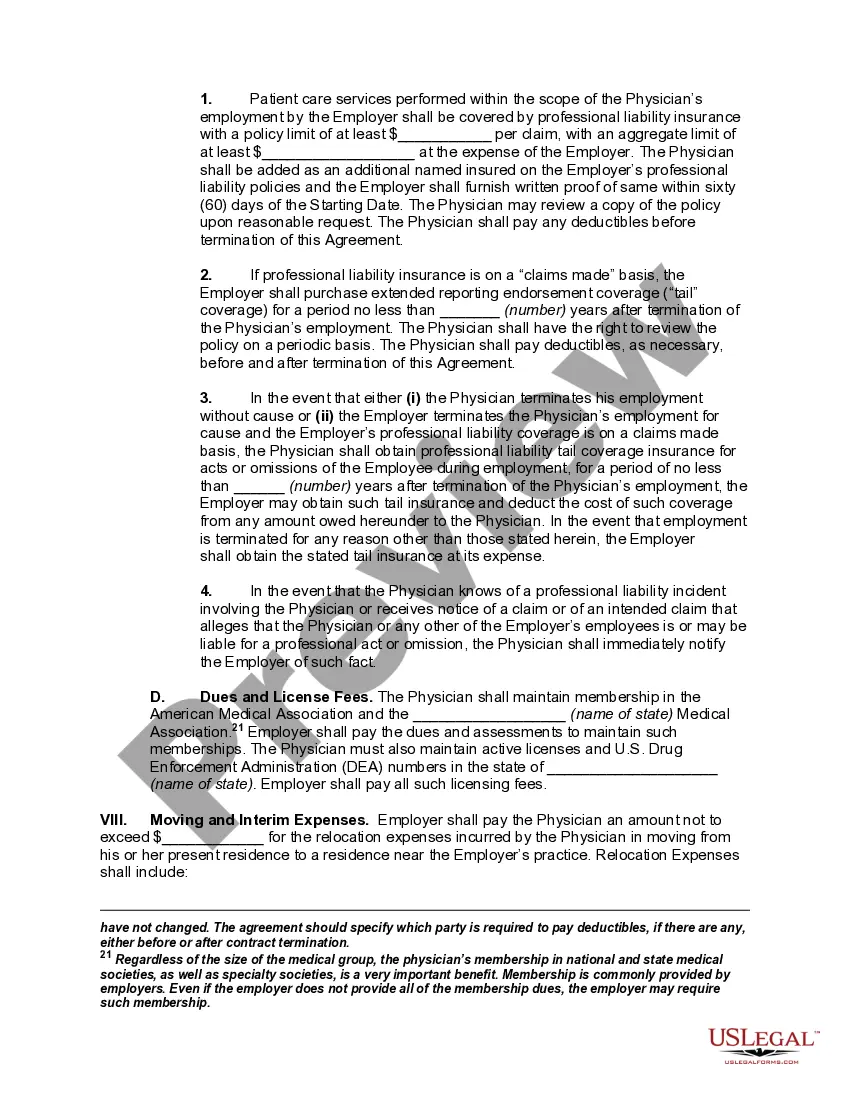 Get Annotated Model Pro-Employer Physician Employment Agreement Preview Annotated Model Pro-Employer Physician Employment Agreement