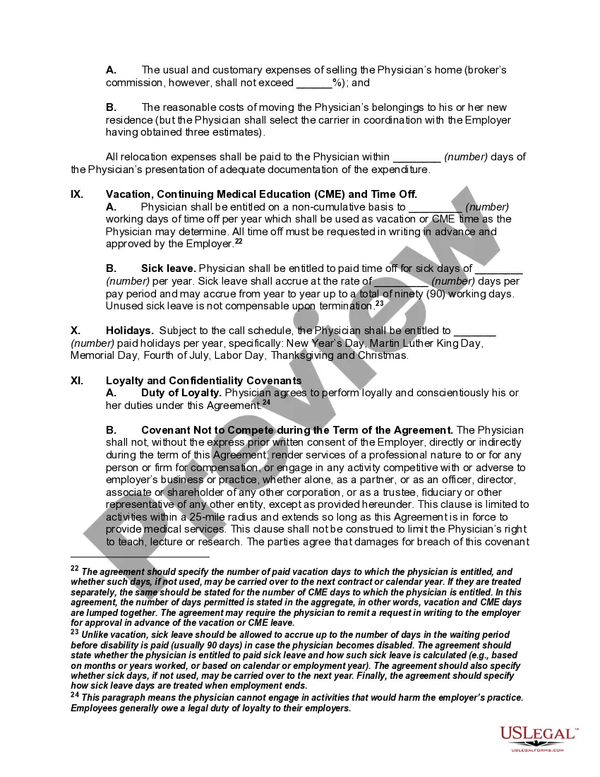 Get Annotated Model Pro-Employer Physician Employment Agreement Preview Annotated Model Pro-Employer Physician Employment Agreement