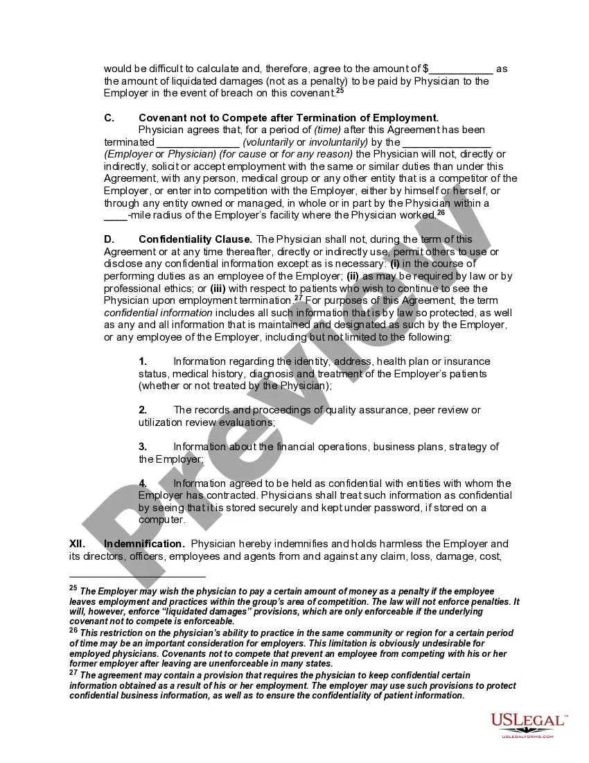 Get Annotated Model Pro-Employer Physician Employment Agreement Preview Annotated Model Pro-Employer Physician Employment Agreement