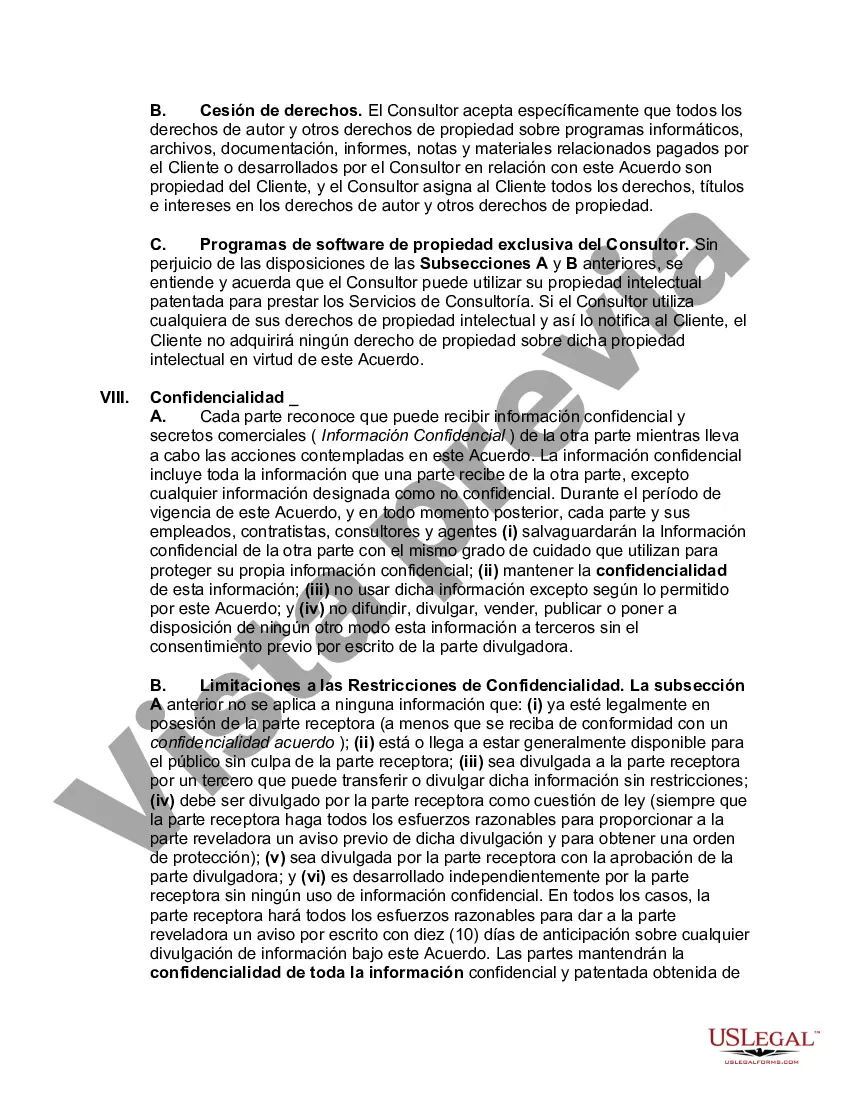 Preview Acuerdo de consultoría de software