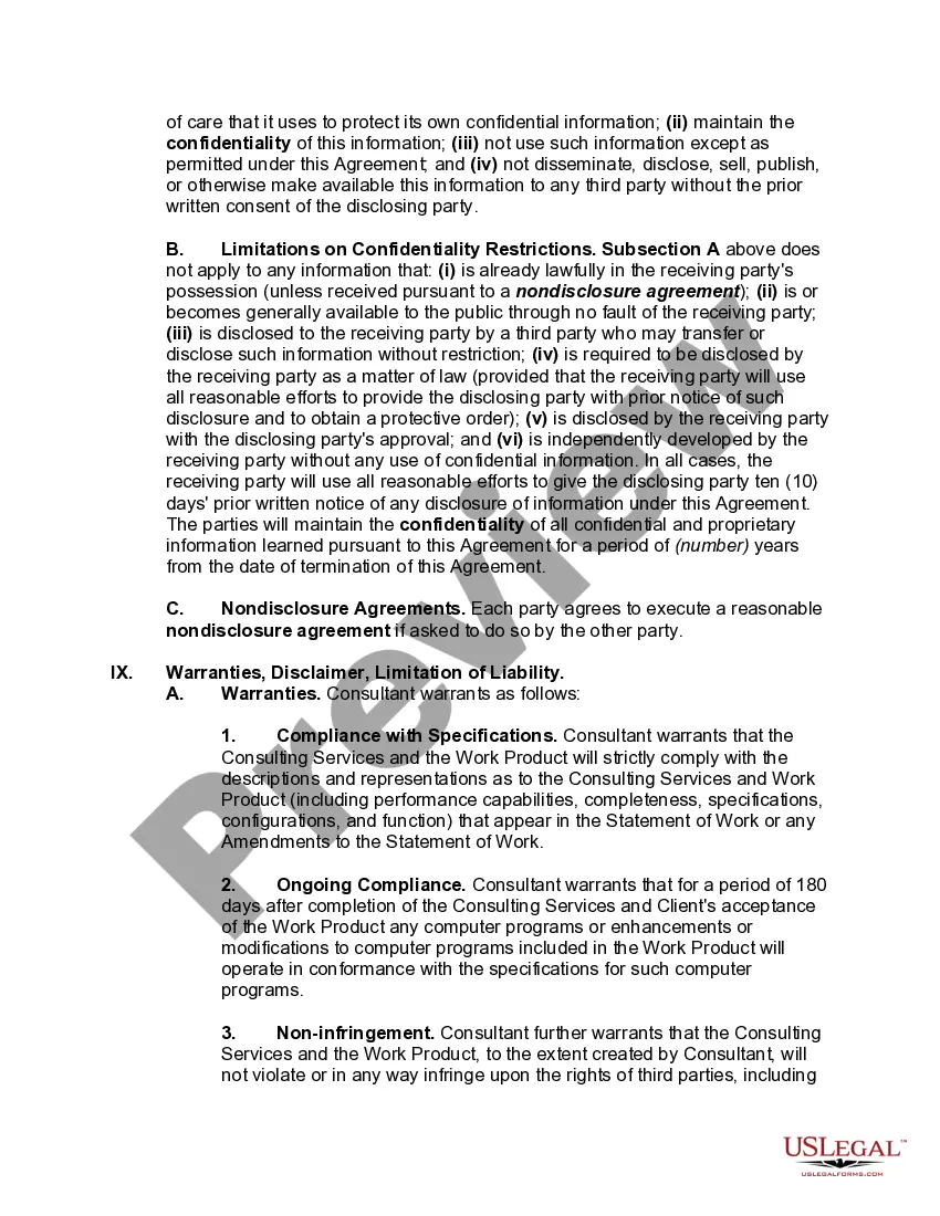 Get Software Consulting Agreement Preview Software Consulting Agreement