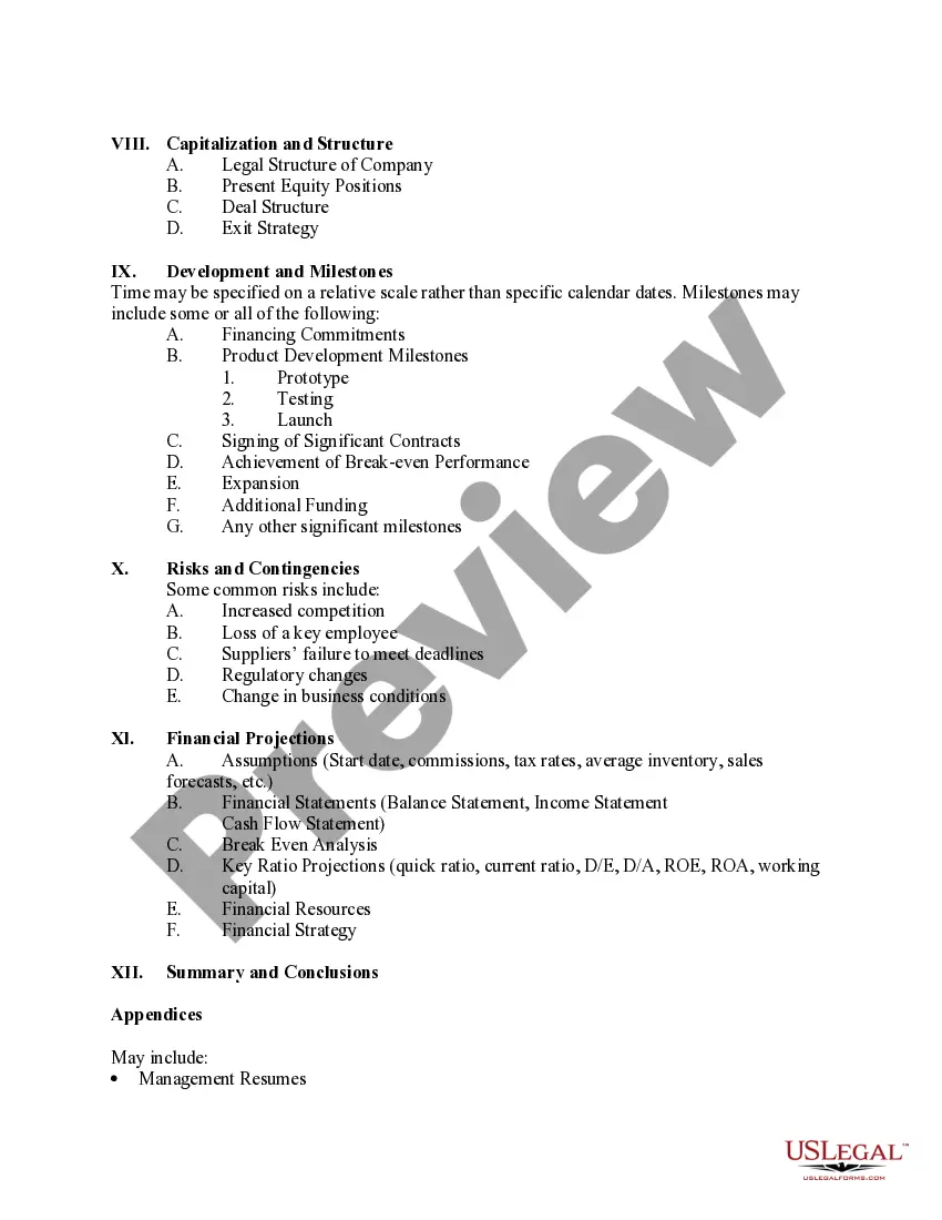 Get Sample Business Plan Outline Preview Sample Business Plan Outline
