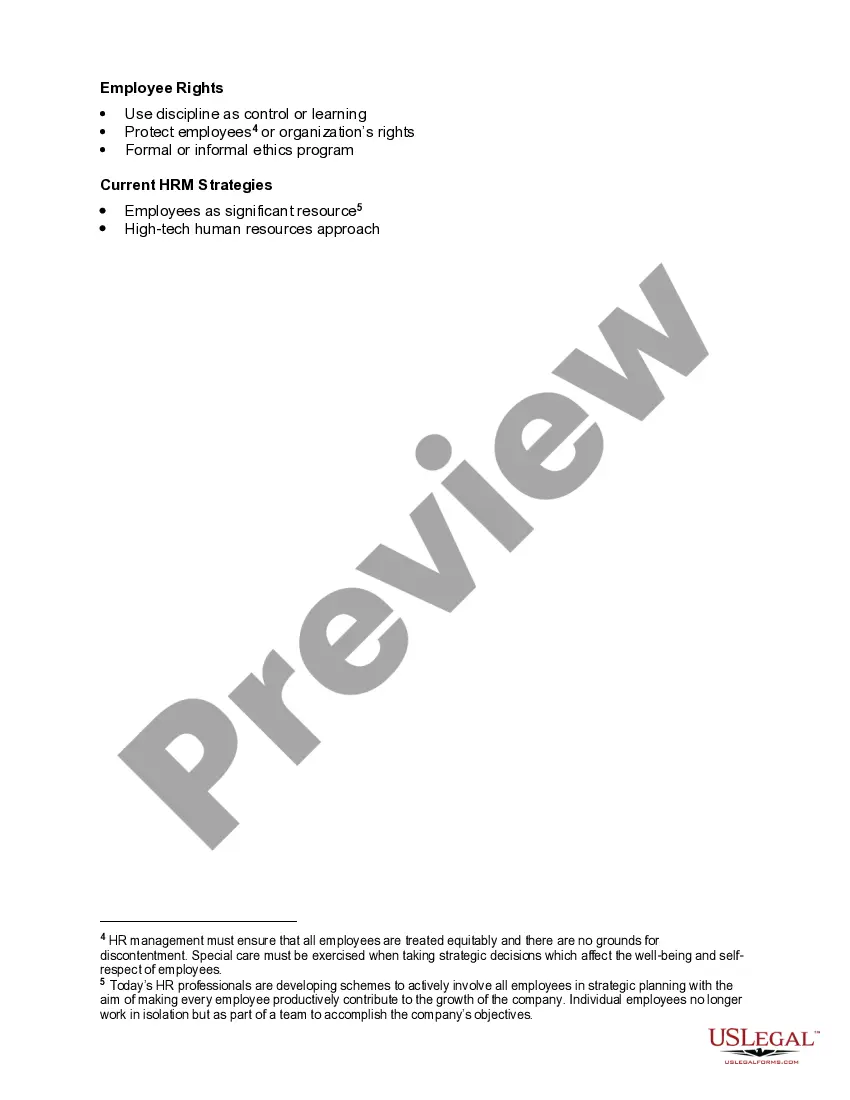 Get Possible Human Resource Management Strategies Preview Possible Human Resource Management Strategies