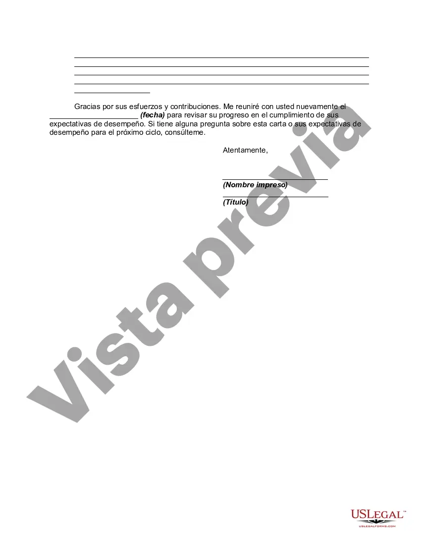 Preview Revisión de desempeño para gerentes