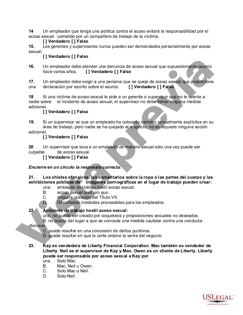 Preview Test de inteligencia sobre acoso sexual