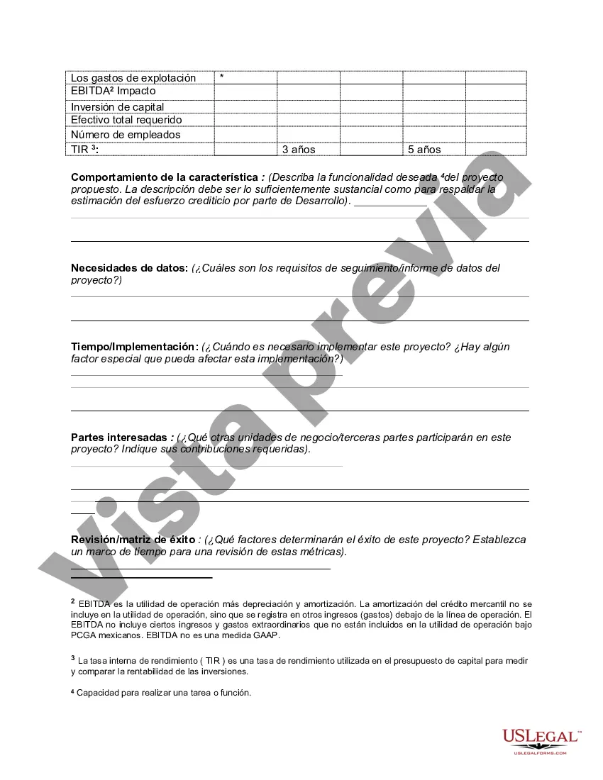 Preview Plantilla de propuesta de proyecto empresarial