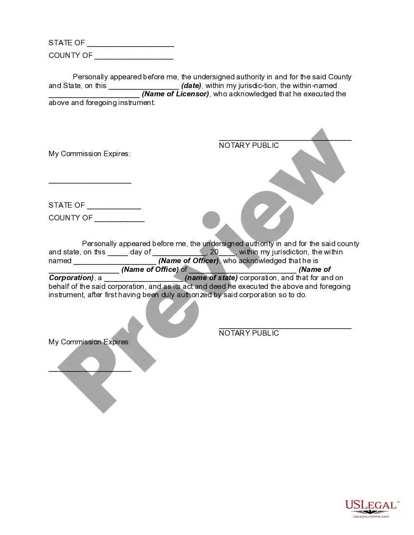Preview Invention Nonexclusive License Agreement