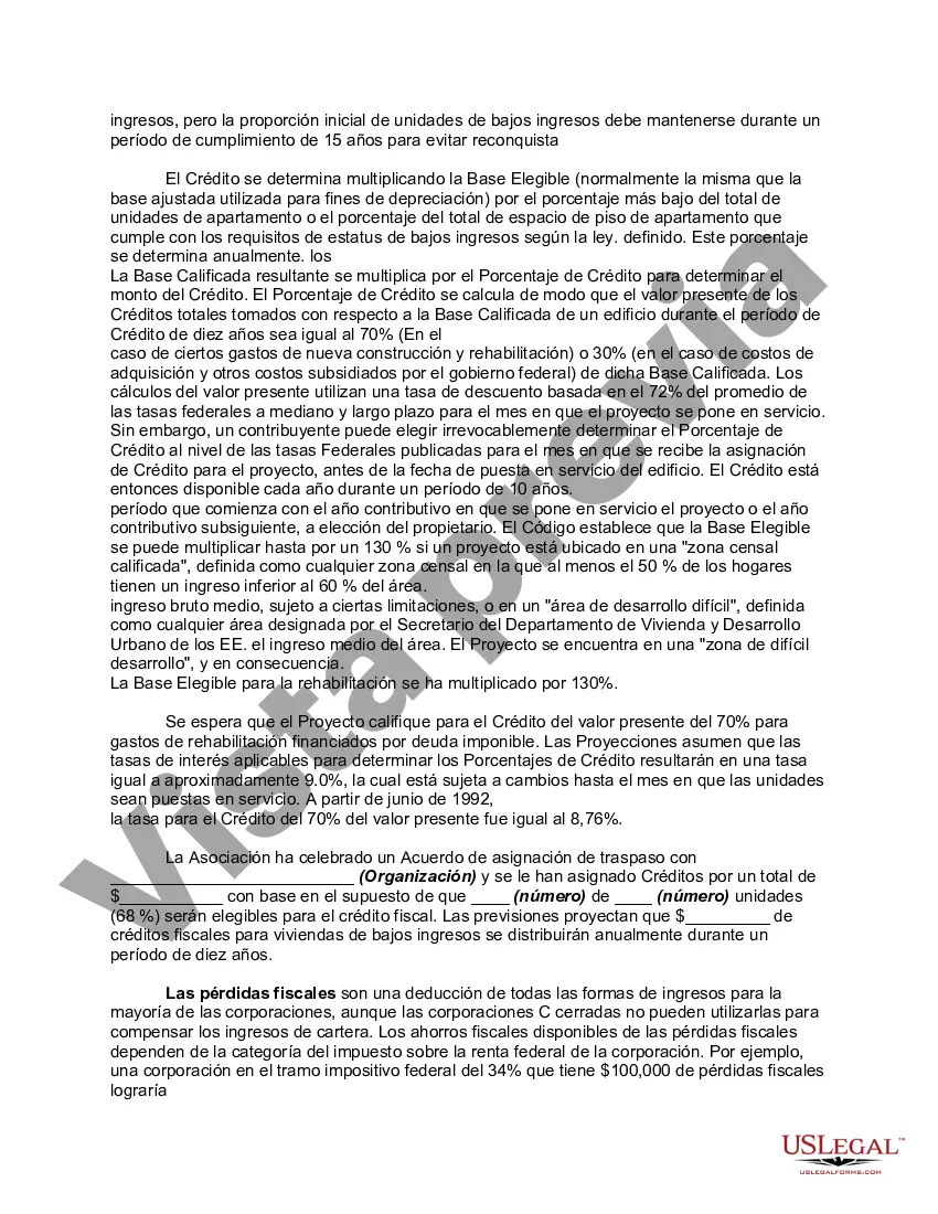 Preview Memorándum de oferta - Sociedad limitada