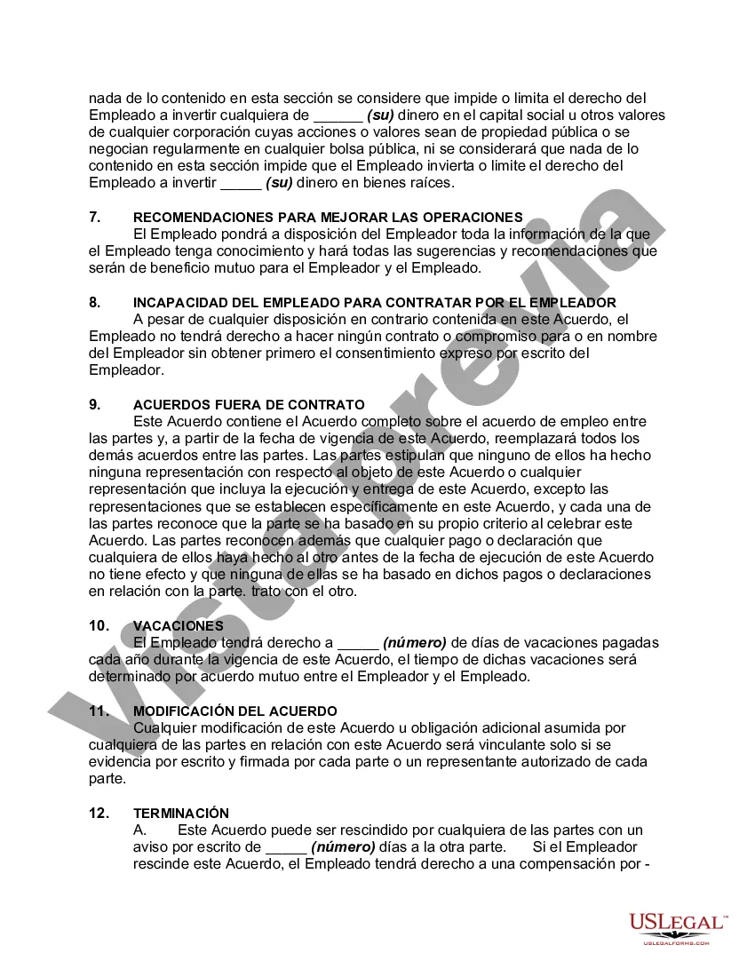 Preview Forma general de contrato de trabajo