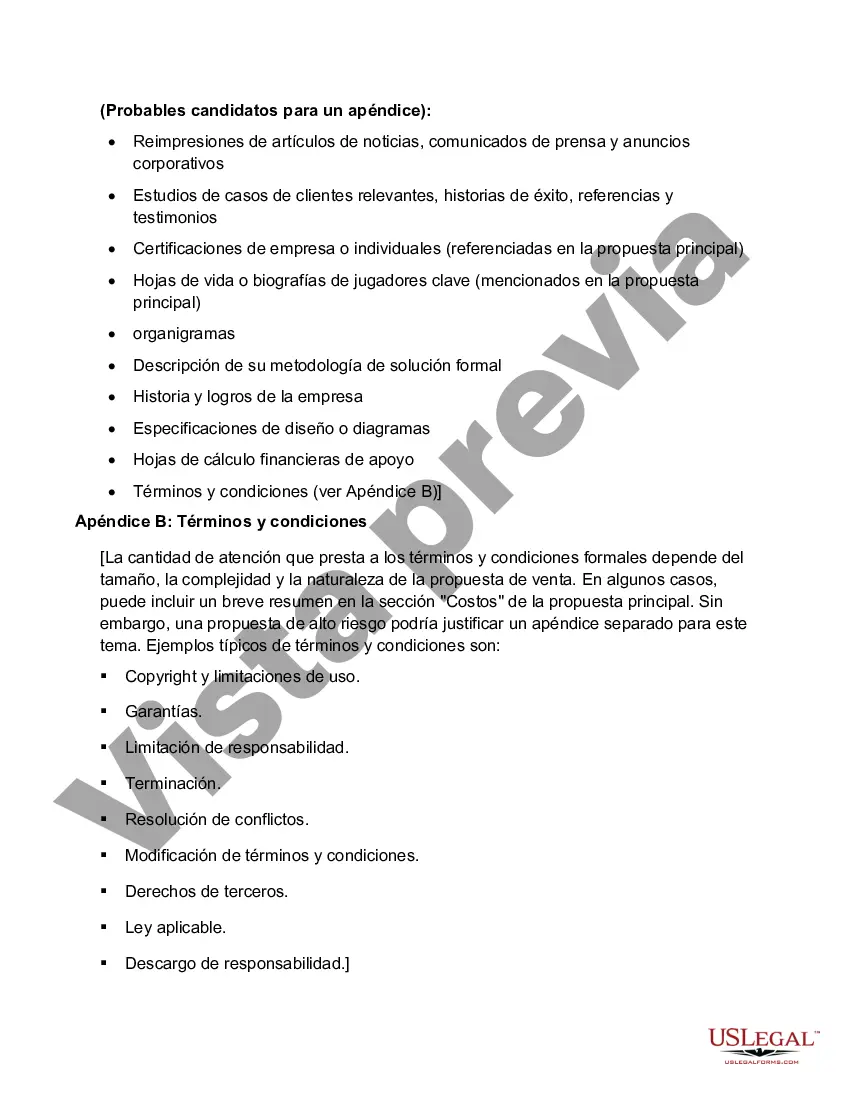 Preview Plantilla de plan de marketing
