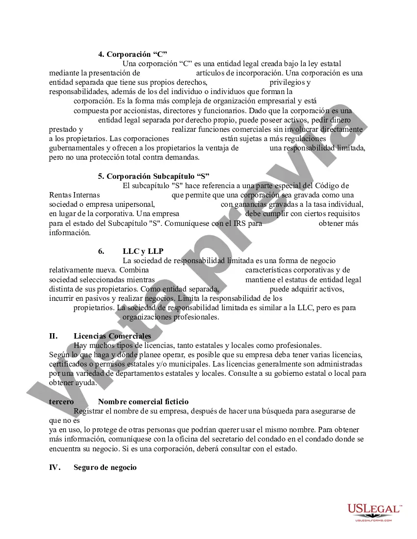 Preview Lista de verificación - Inventario de cumplimiento legal de pequeñas empresas