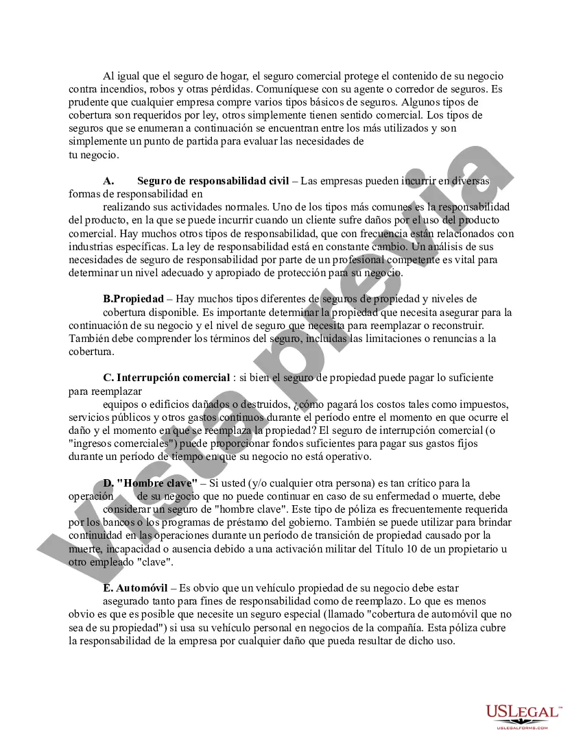 Preview Lista de verificación - Inventario de cumplimiento legal de pequeñas empresas