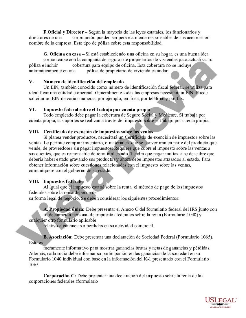 Preview Lista de verificación - Inventario de cumplimiento legal de pequeñas empresas