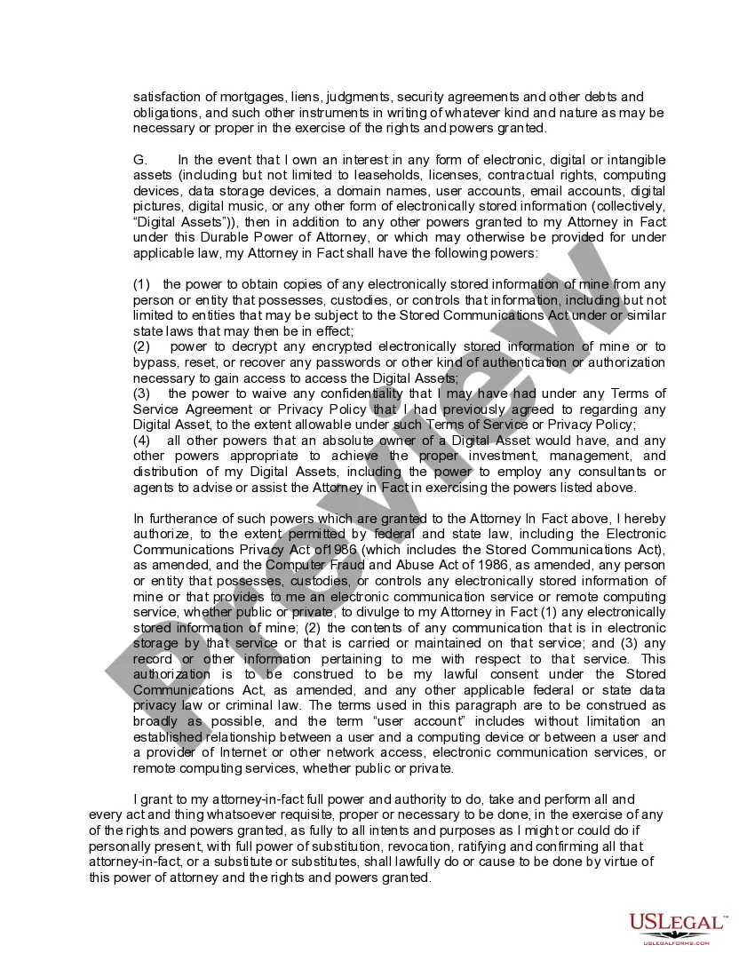 Get General Power of Attorney for Property Preview General Power of Attorney for Property