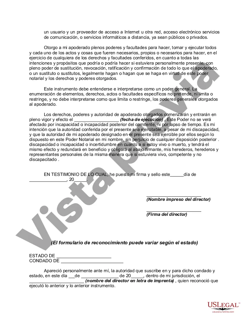 Preview Poder General