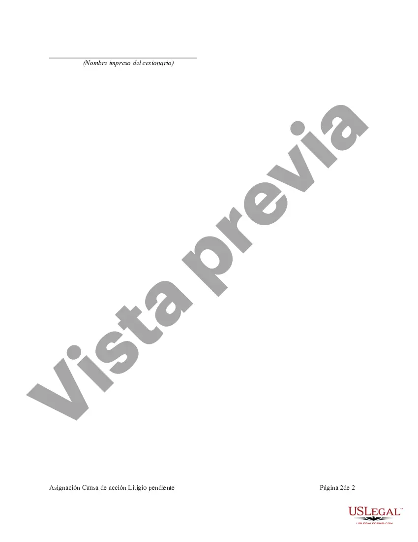 Get Cesión Causa de Acción Litigio Pendiente Preview Cesión Causa de Acción Litigio Pendiente