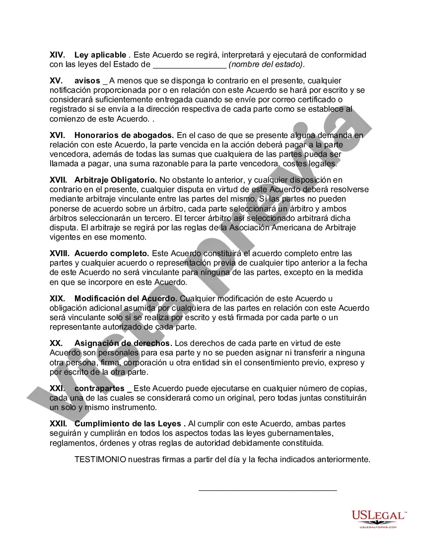 Preview Acuerdo de Empleo y Acuerdo de No Competencia entre el Médico y la Práctica Médica que Presta Servicios como una Sociedad de Responsabilidad Limitada