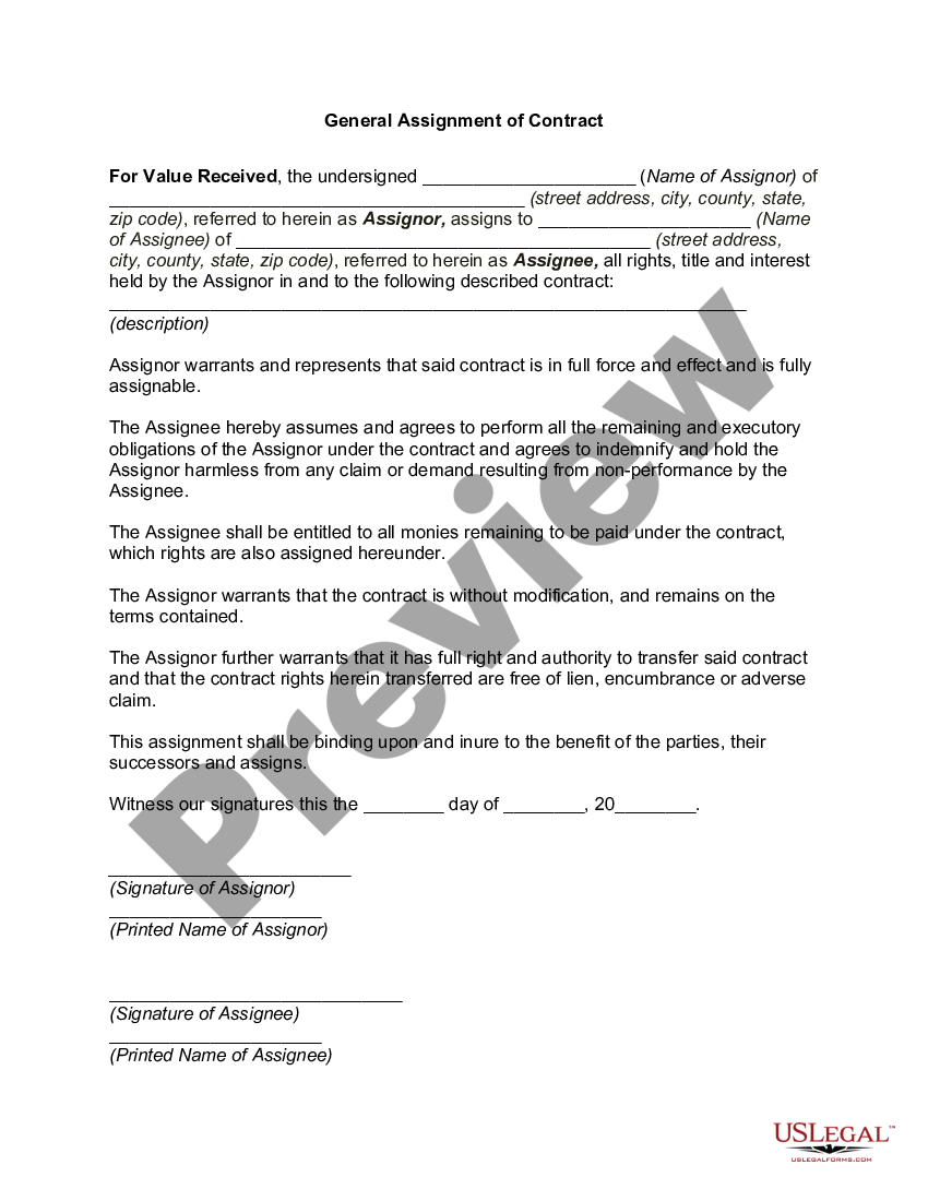 assignment of contract cgt