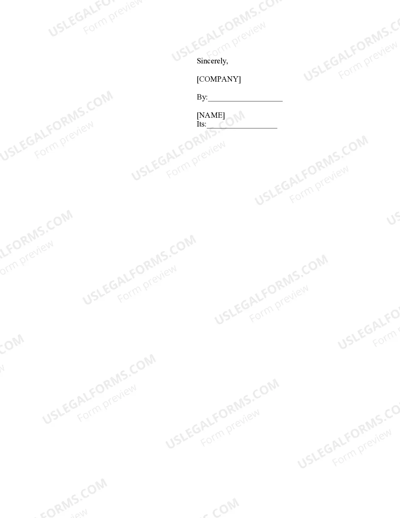 Preview Sales Letter, Moving Company