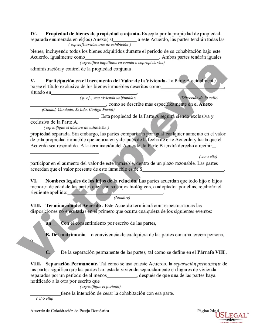 Preview Acuerdo de Convivencia para Parejas Casadas