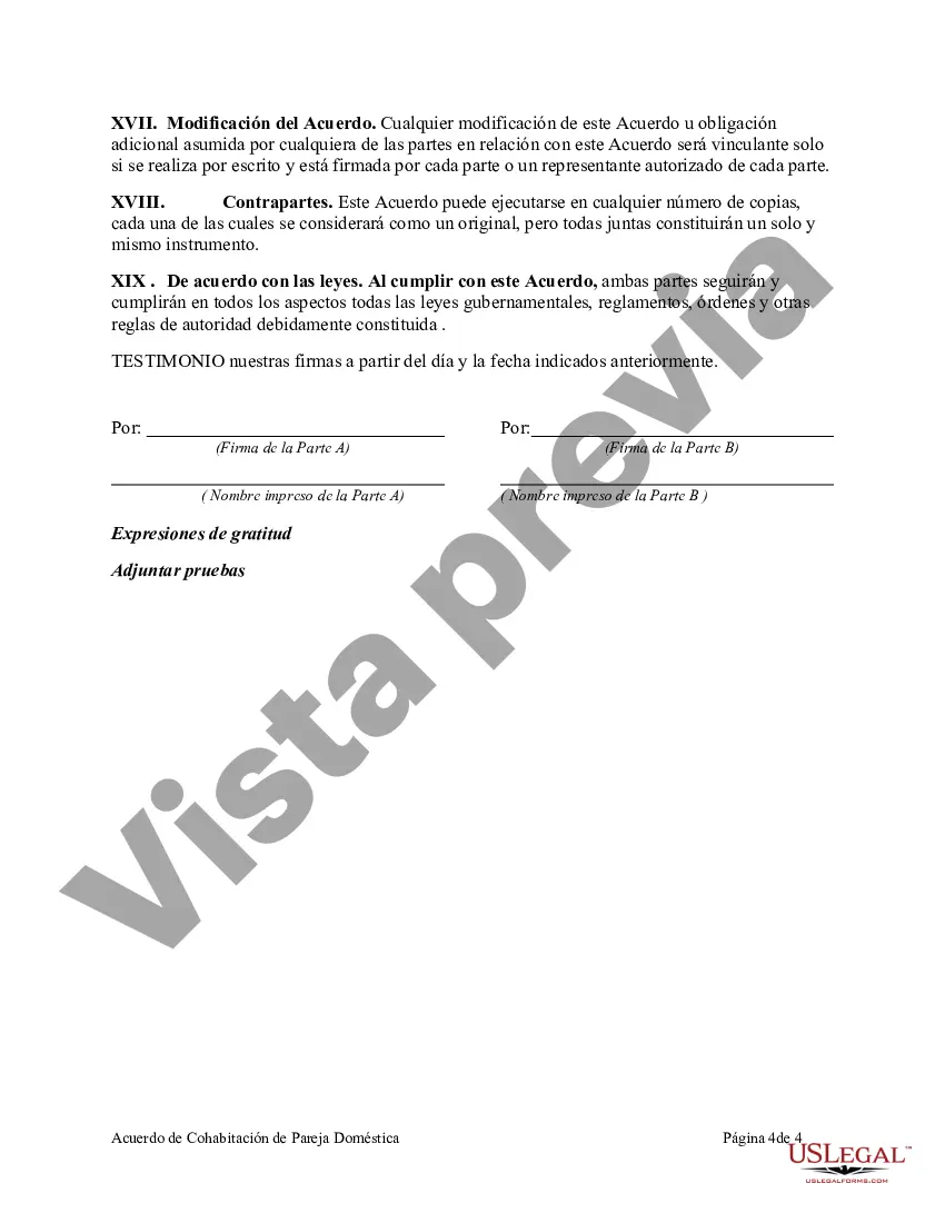 Preview Acuerdo de Convivencia para Parejas Casadas
