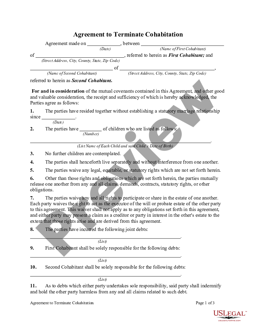 agreement-to-terminate-cohabitation-agreement-cohabitation-us-legal