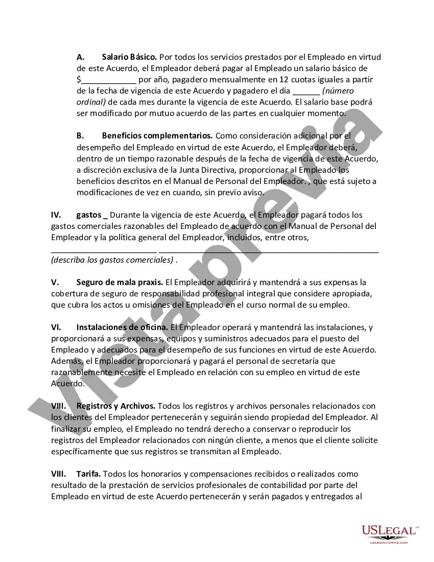 Preview Acuerdo Laboral con Personal Contable