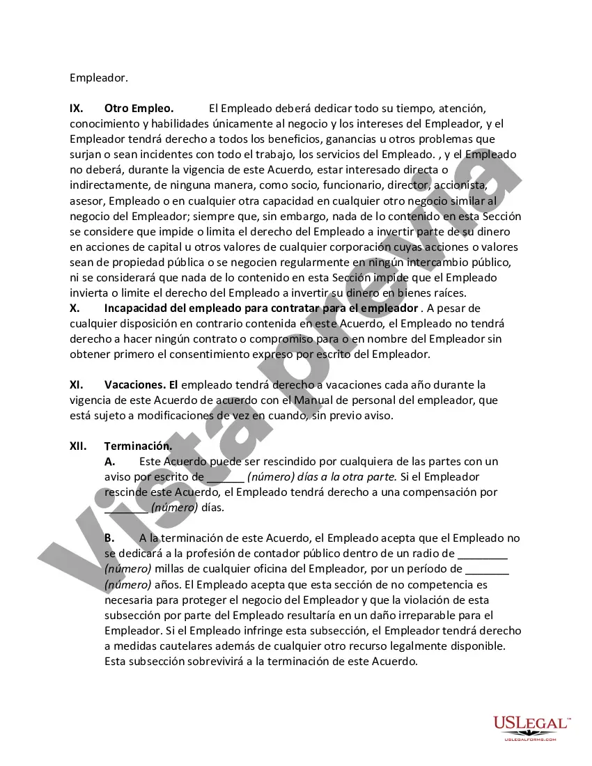 Preview Acuerdo Laboral con Personal Contable