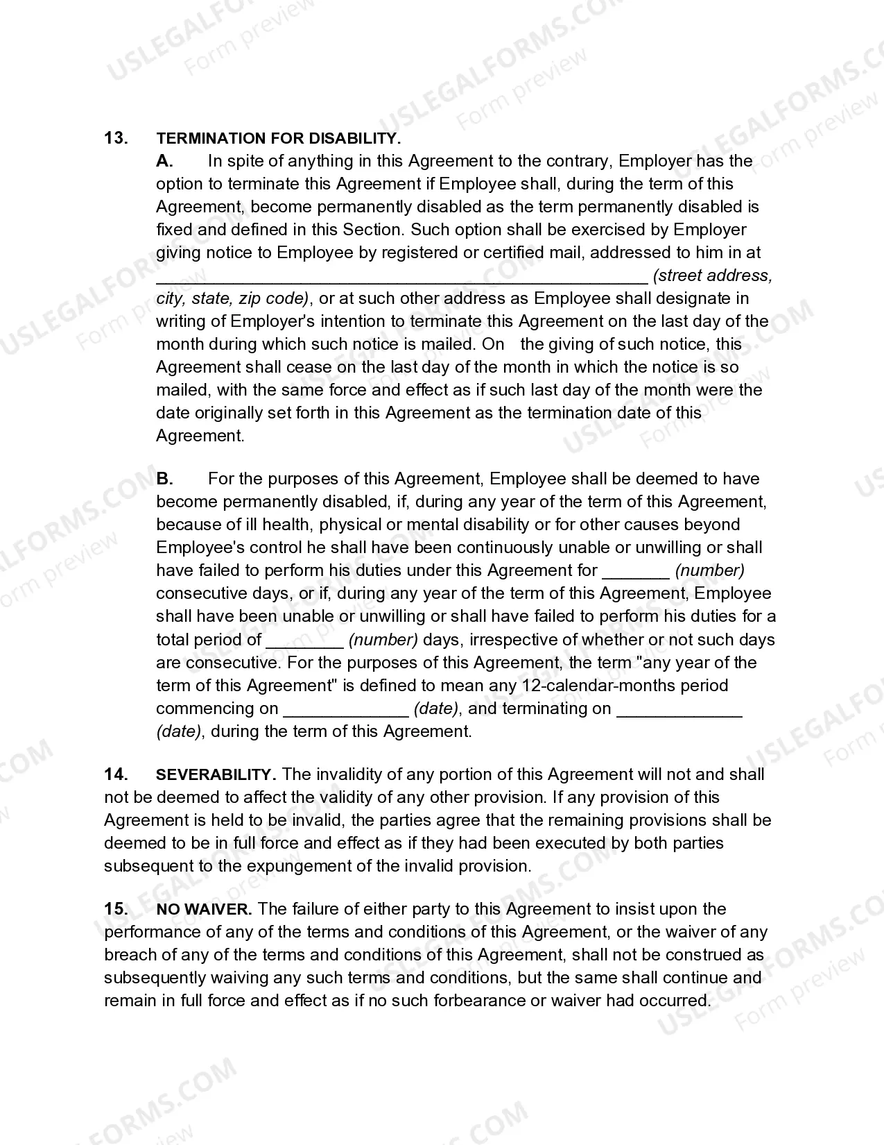 Preview Employment Agreement with Renewable Energy Contractor including Covenant Not to Compete and Nondisclosure Clause