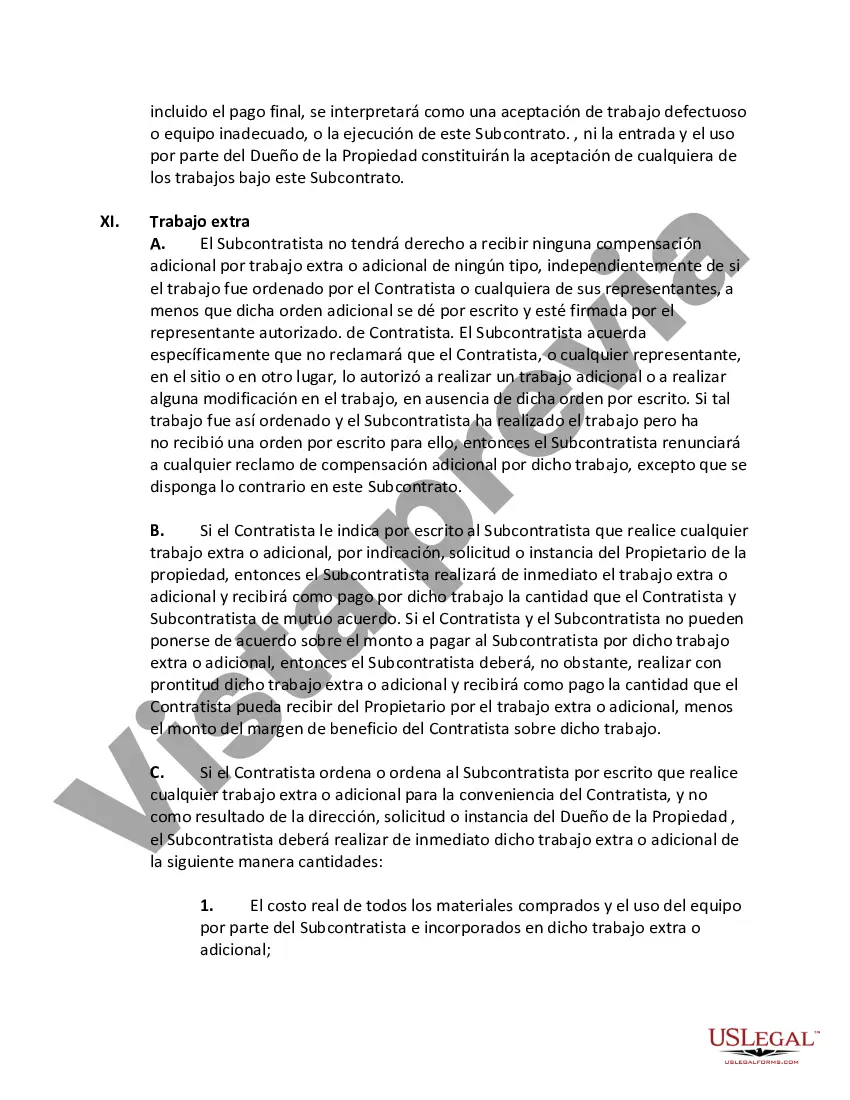 Preview Acuerdo con subcontratista para realizar servicios de control de plagas