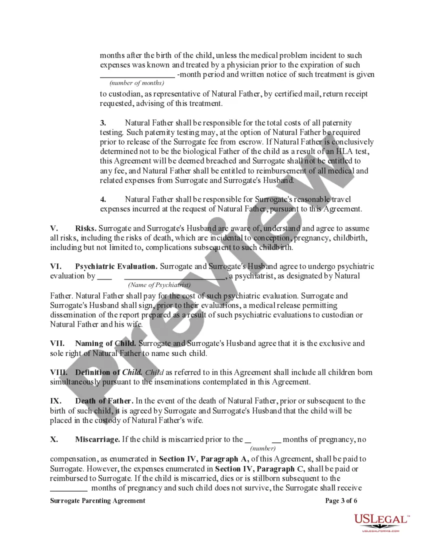 Get Surrogate Parenting Agreement Preview Surrogate Parenting Agreement