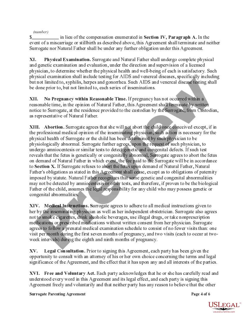 Get Surrogate Parenting Agreement Preview Surrogate Parenting Agreement