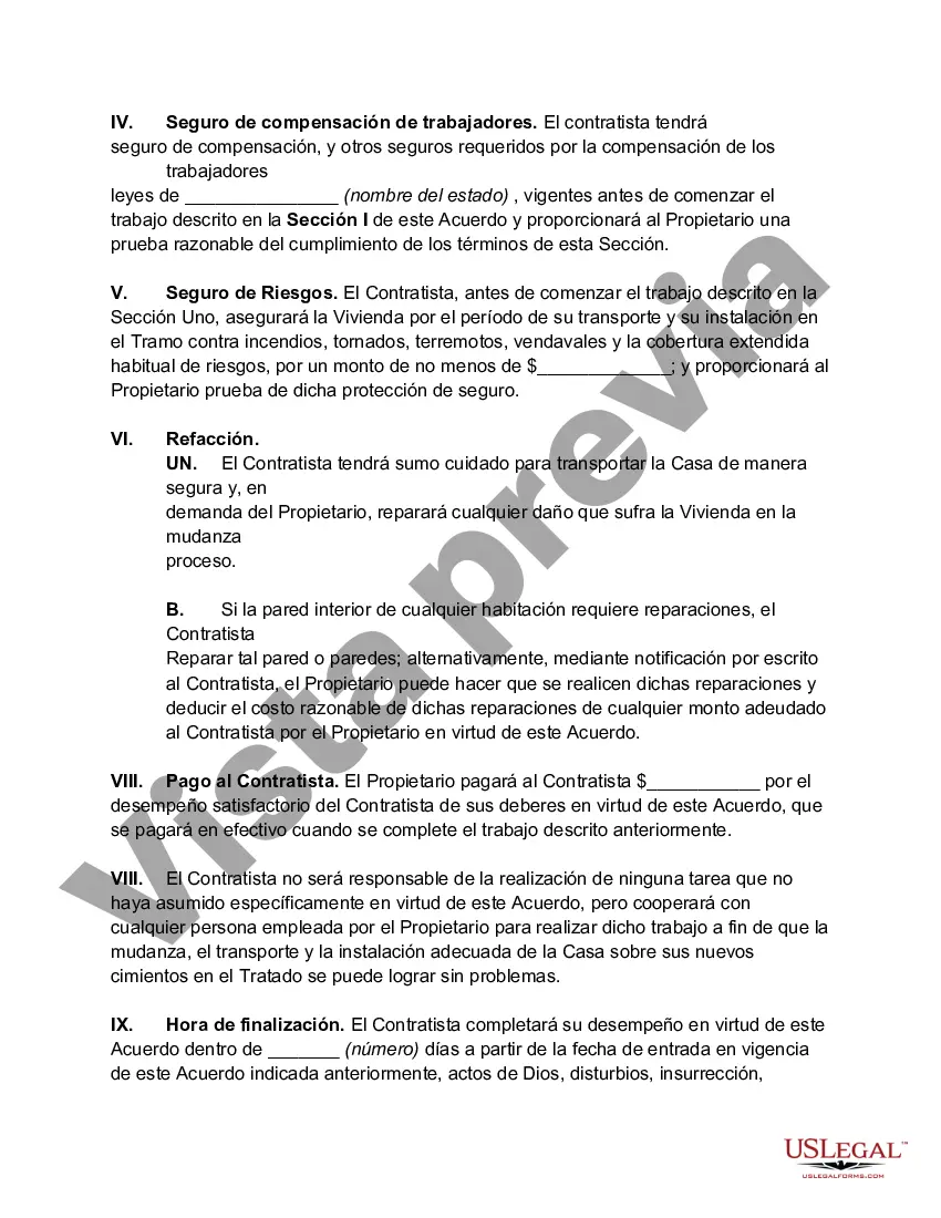 Preview Acuerdo para establecer la casa móvil en una nueva ubicación