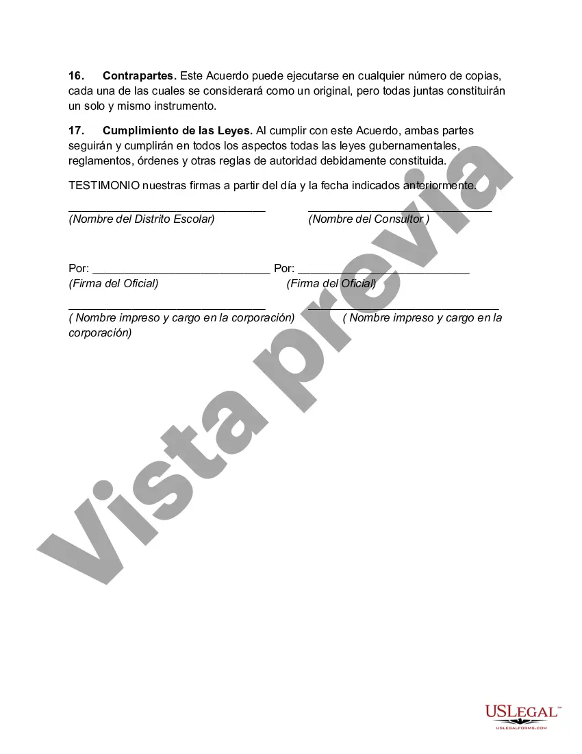 Get Acuerdo con Consultor para Implementar Evaluación de Comportamiento Funcional y Plan de Intervención de Comportamiento Preview Acuerdo con Consultor para Implementar Evaluación de Comportamiento Funcional y Plan de Intervención de Comportamiento