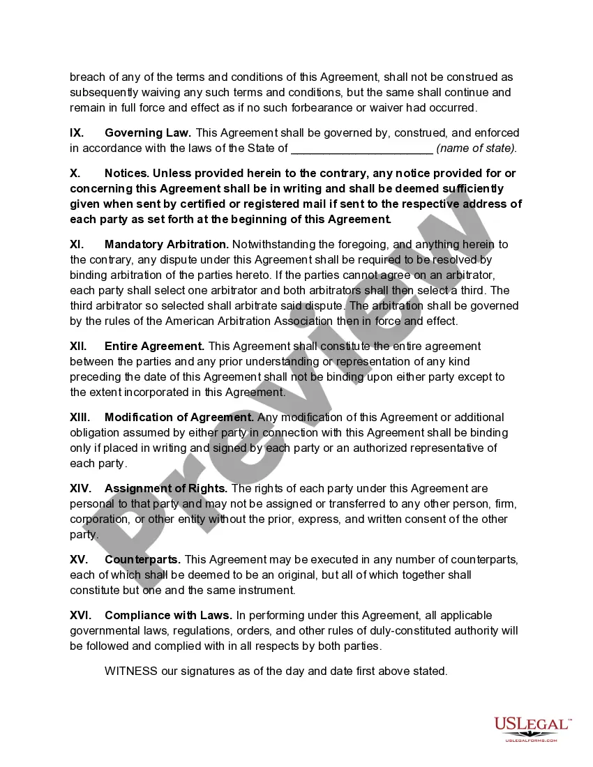 Preview Agreement for Sale of Business by Sole Proprietorship to Limited Liability Company