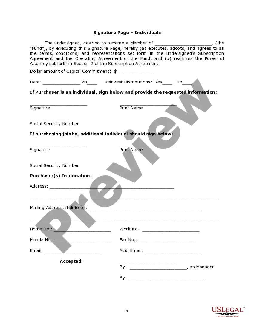 Preview Accredited Investor Questionnaire