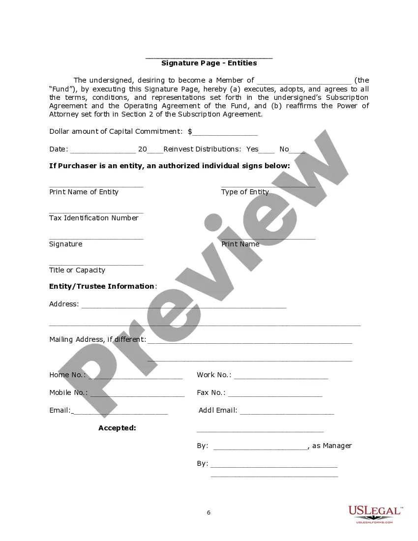 Preview Accredited Investor Questionnaire