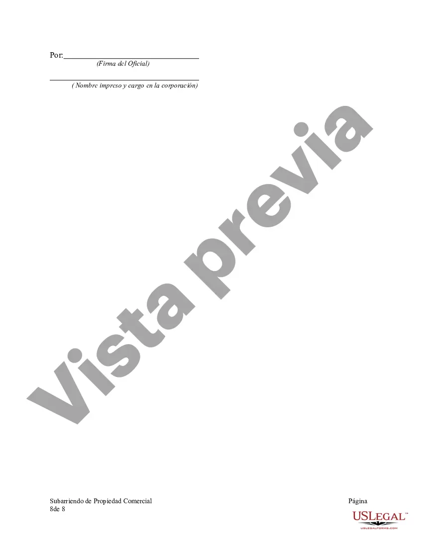 Preview Subarriendo de Propiedad Comercial