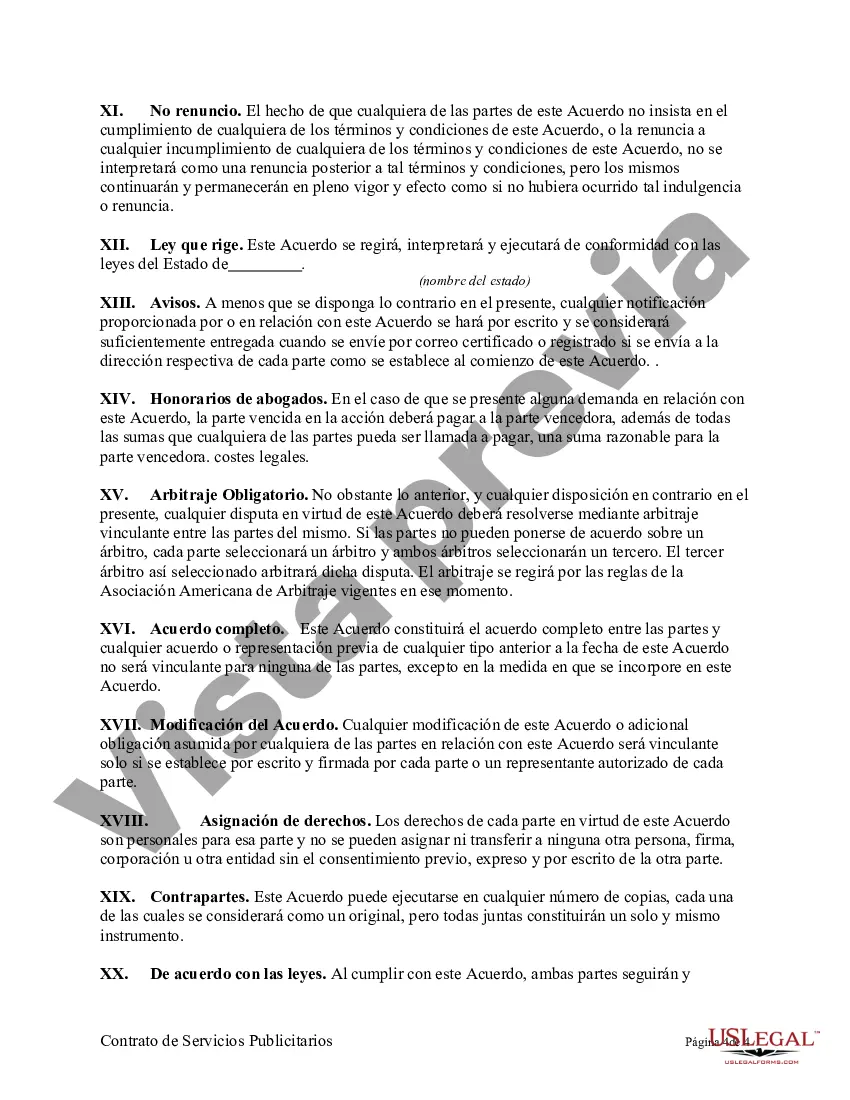 Preview Contrato de Servicios Publicitarios