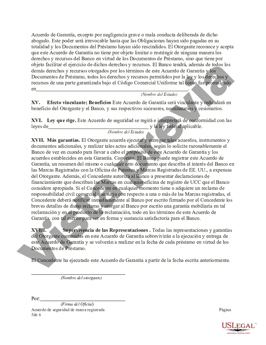 Preview Acuerdo de seguridad de marca registrada