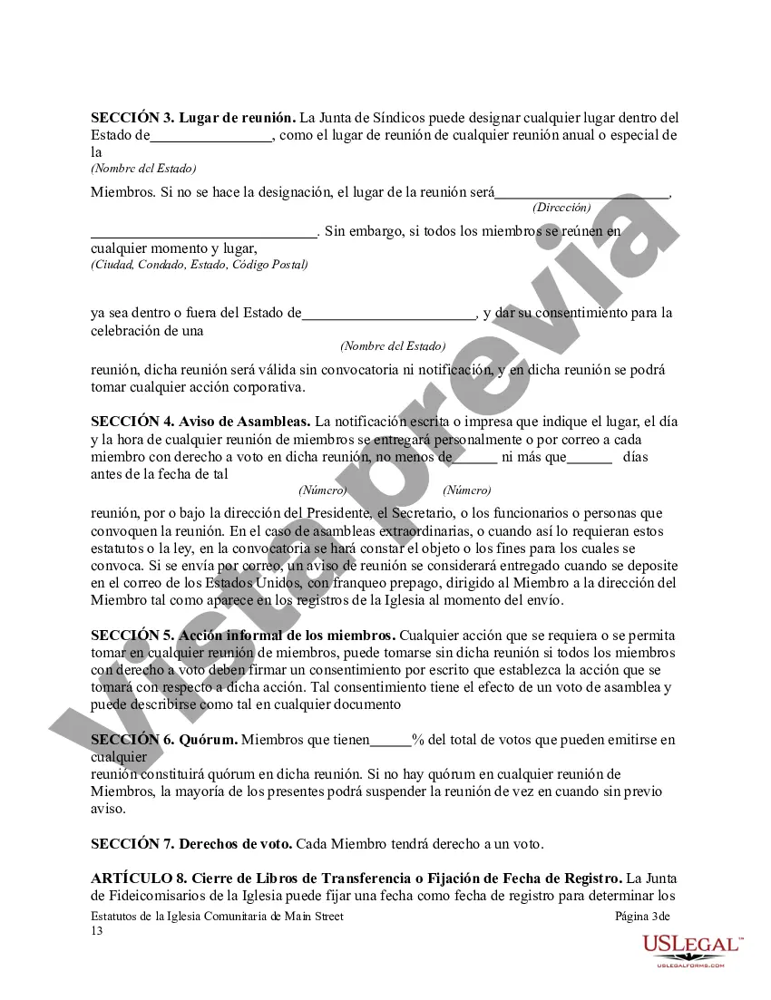 Preview Bi-leyes de una corporación eclesiástica sin fines de lucro