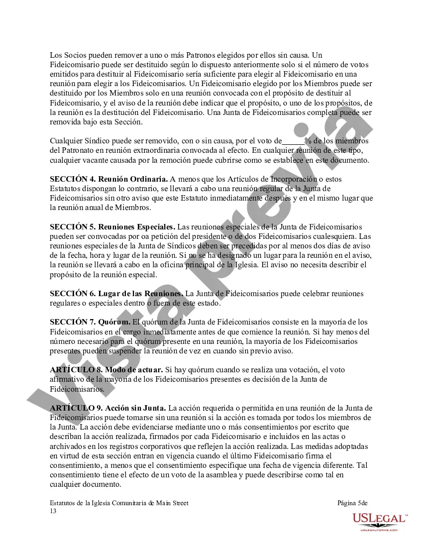 Preview Bi-leyes de una corporación eclesiástica sin fines de lucro