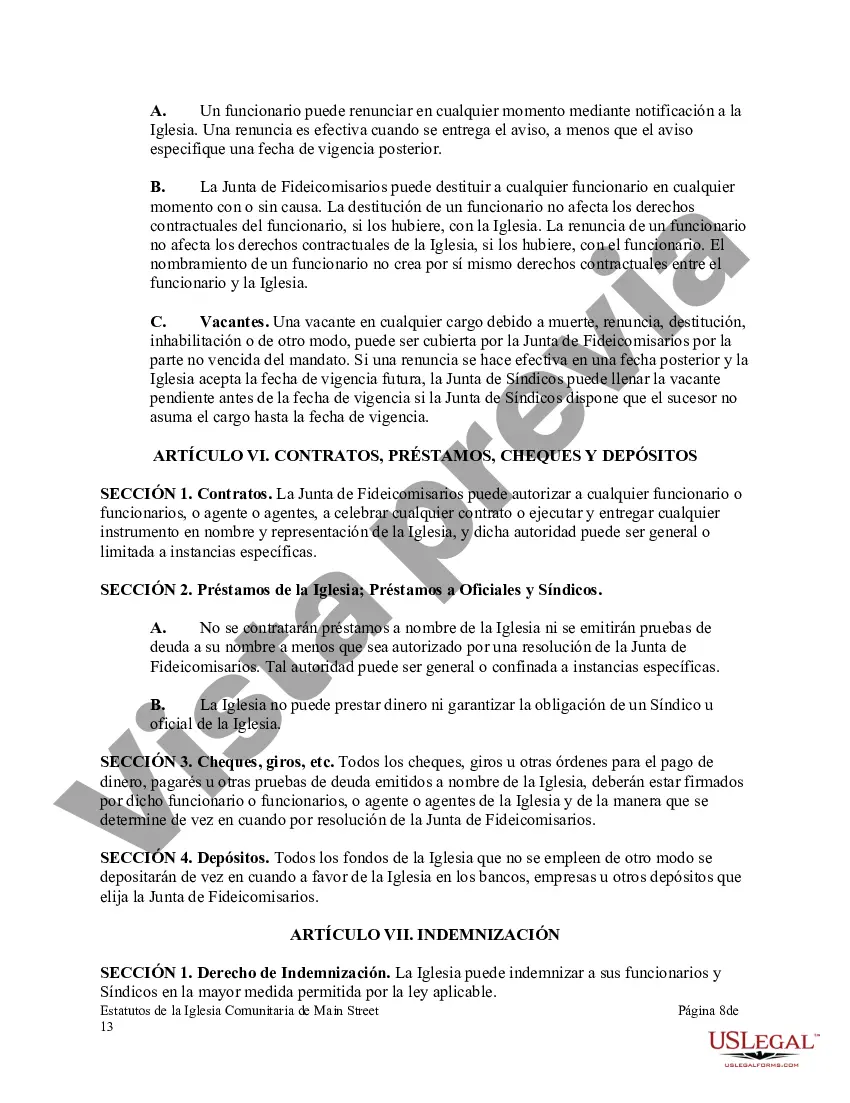 Preview Bi-leyes de una corporación eclesiástica sin fines de lucro