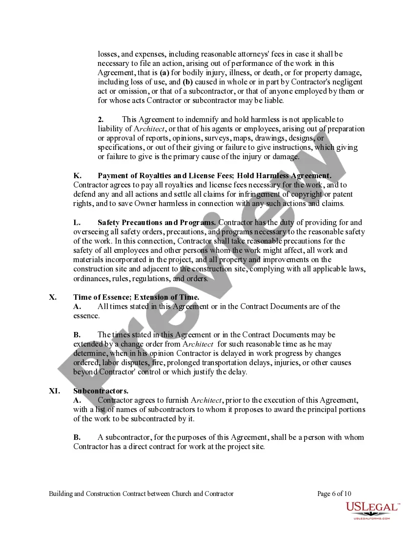 Get Building and Construction Contract Between Church and Contractor Preview Building and Construction Contract Between Church and Contractor