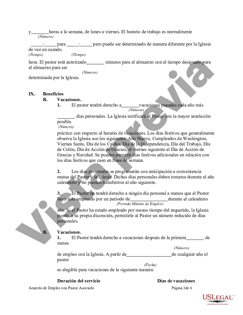 Preview Acuerdo de Empleo con Pastor Asociado